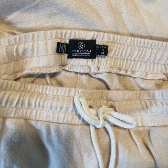 Volcom Lived In Lounge Fleece Pants - Sand - Picture 7 of 9